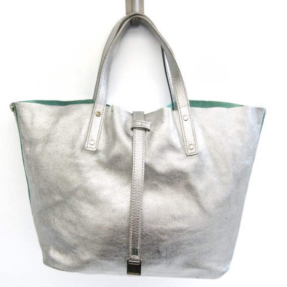 TIFFANY Handbags - Tiffany Reversible Women's Leather,Suede Tote Bag Silver,Tiffany Blue